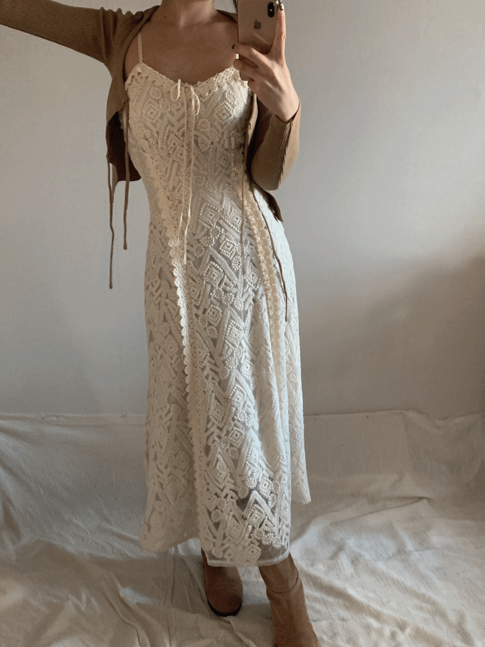 [Dress] Kylie Moxie Lace Bustier Dress / one color