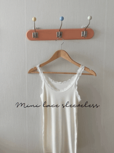 [Innerwear] Mini lace sleeveless / 3 colors