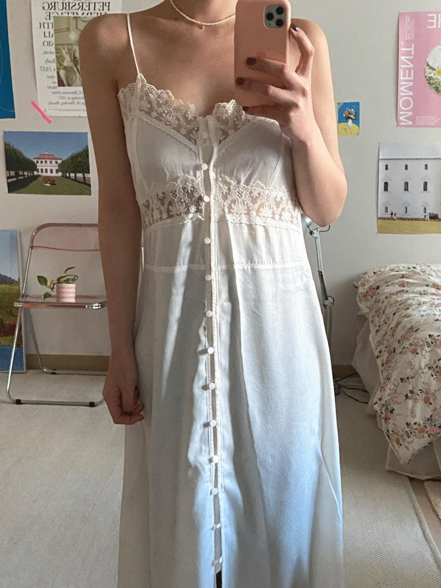 (재입고!) [PREMIUM] [Dress] Mood lace dress / 2 colors