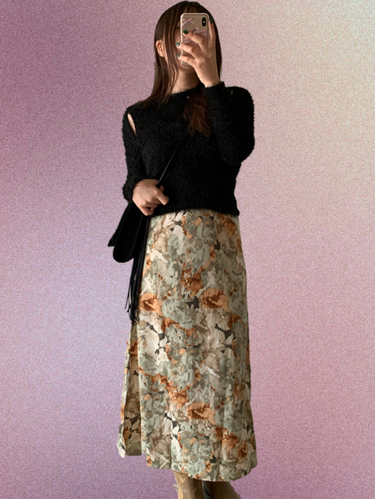 [Skirt] Jackie printing skirt / 2 colors