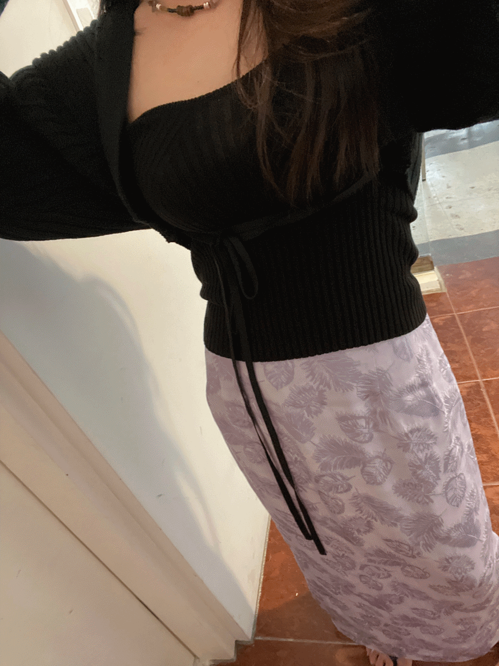 (재입고!) [Skirt] Seraphina jacquard skirt / one color