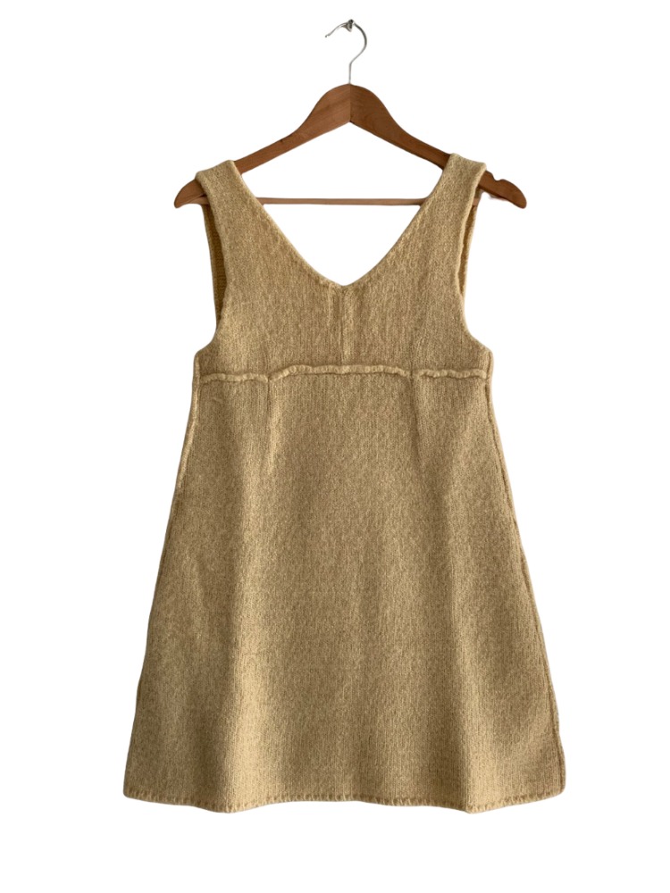 (컬러추가) [Dress] [PREMIUM] Neus boucle dress : lemon