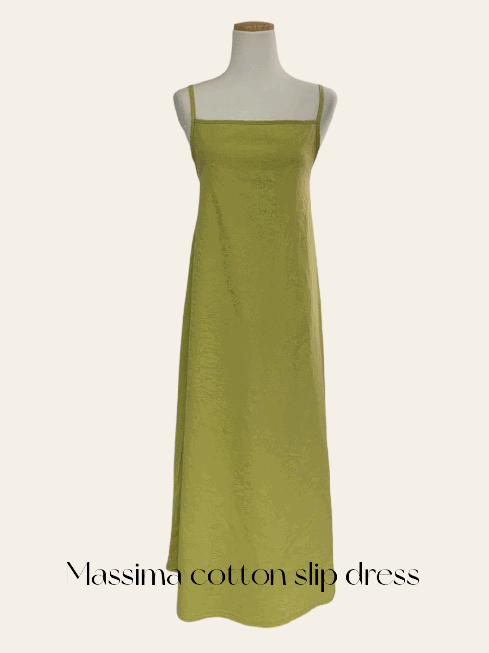 [Dress] Massima cotton slip dress / 5 colors