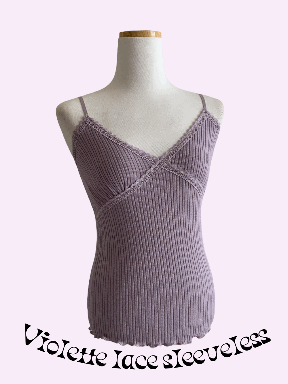 [Innerwear] Violette lace sleeveless / 4 colors