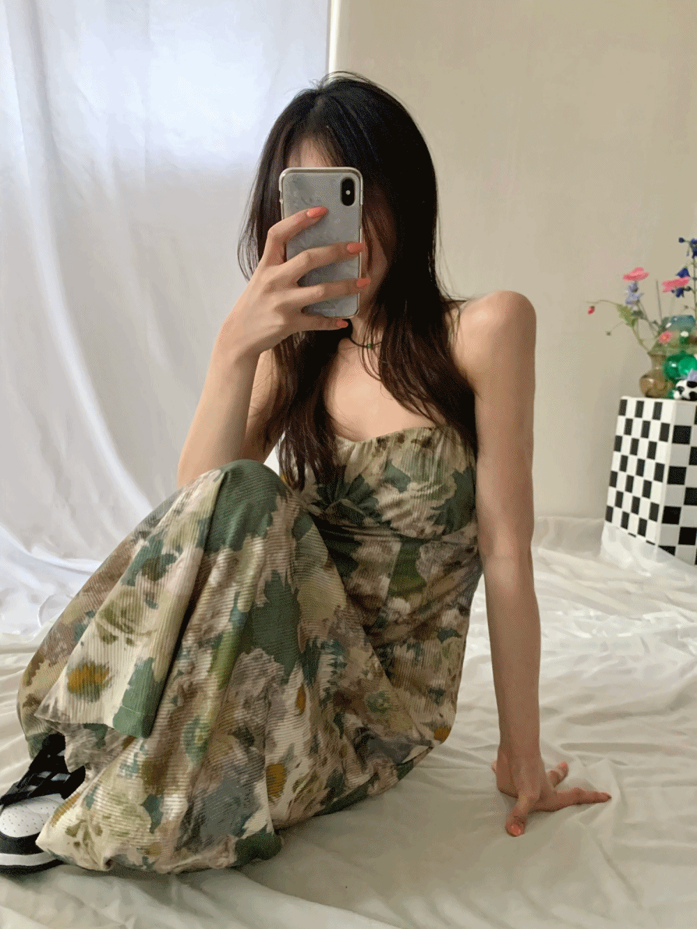 [Dress] Dianne gardenia bustier dress / one color