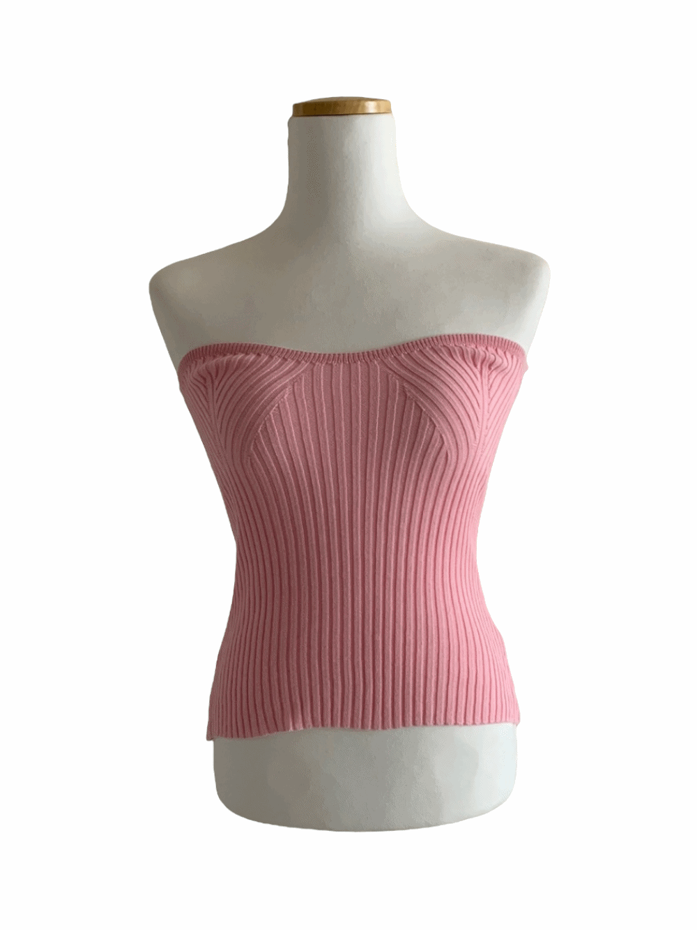 [PREMIUM] [Top] Vanessa bustier knit top / 3 colors