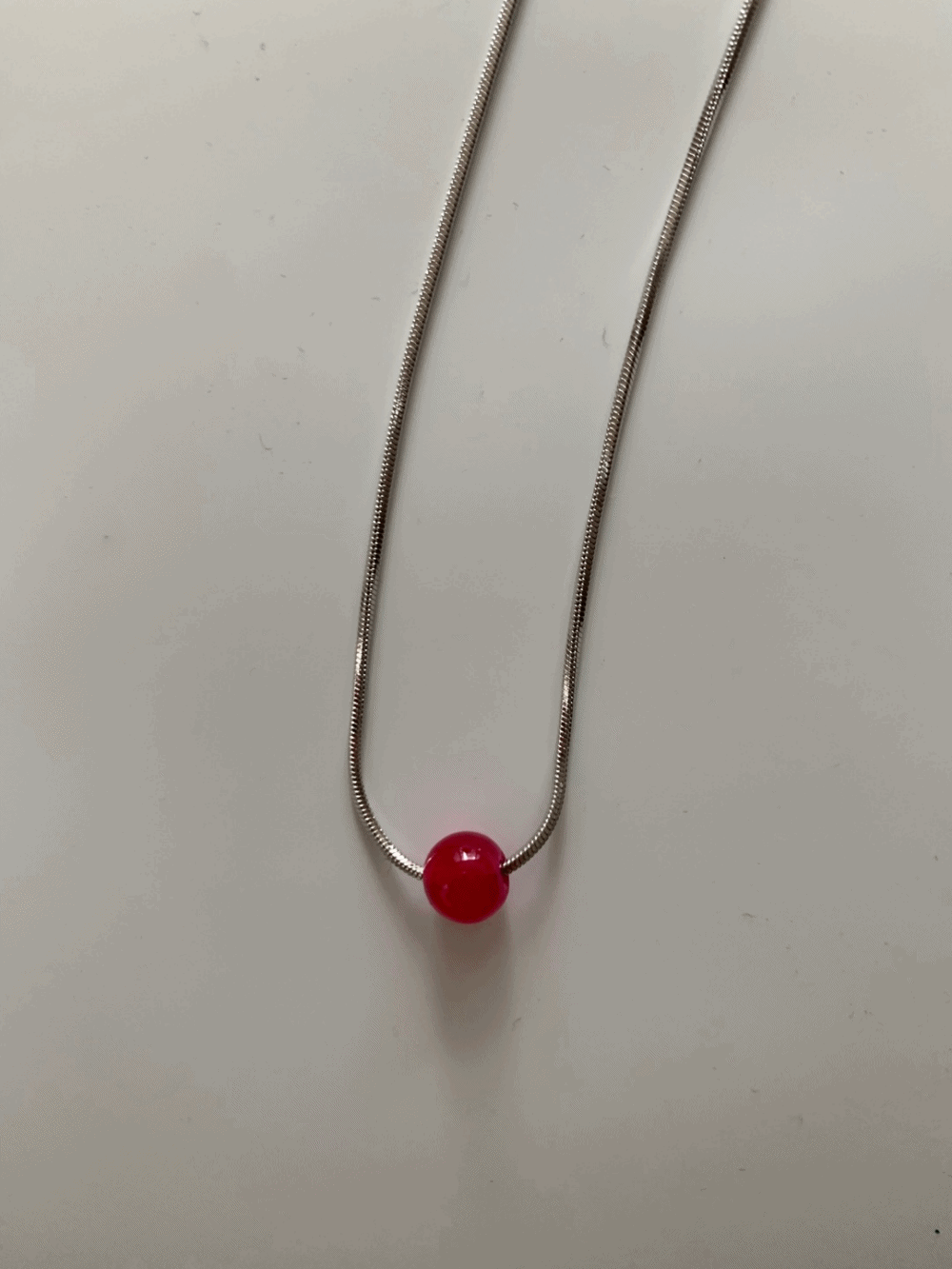 [Acc] Chav stone necklace / one color