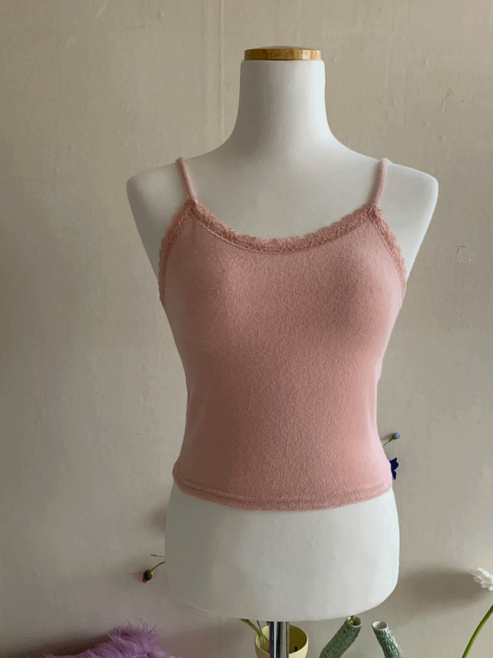 [Innerwear] Beloved Velvet Lace Sleeveless / 3 colors