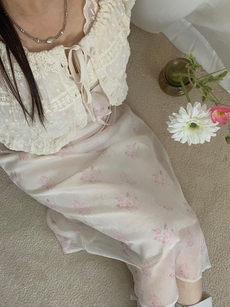 [Dress] Monet Lily Chiffon Dress / 2 colors