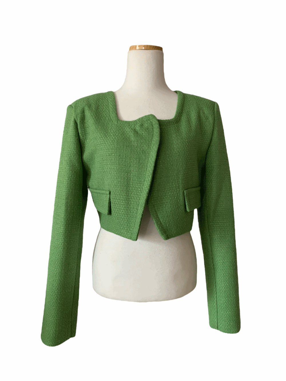 [Outer] Wavy Tweed Crop Jacket / 3 colors