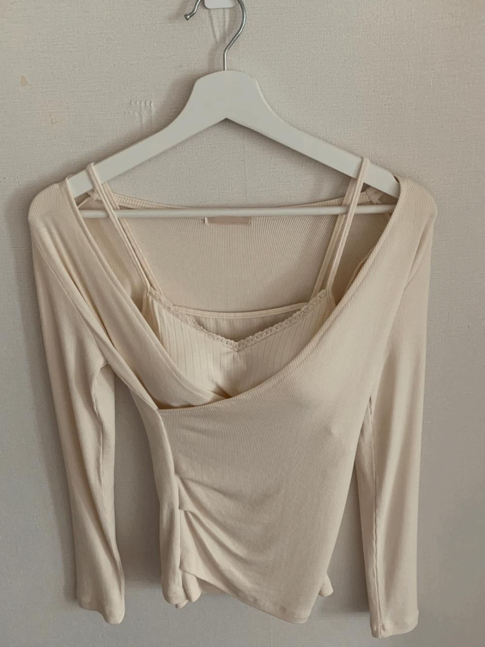 (패드내장) [Innerwear] Fossette Lace Sleeveless / 3 colors