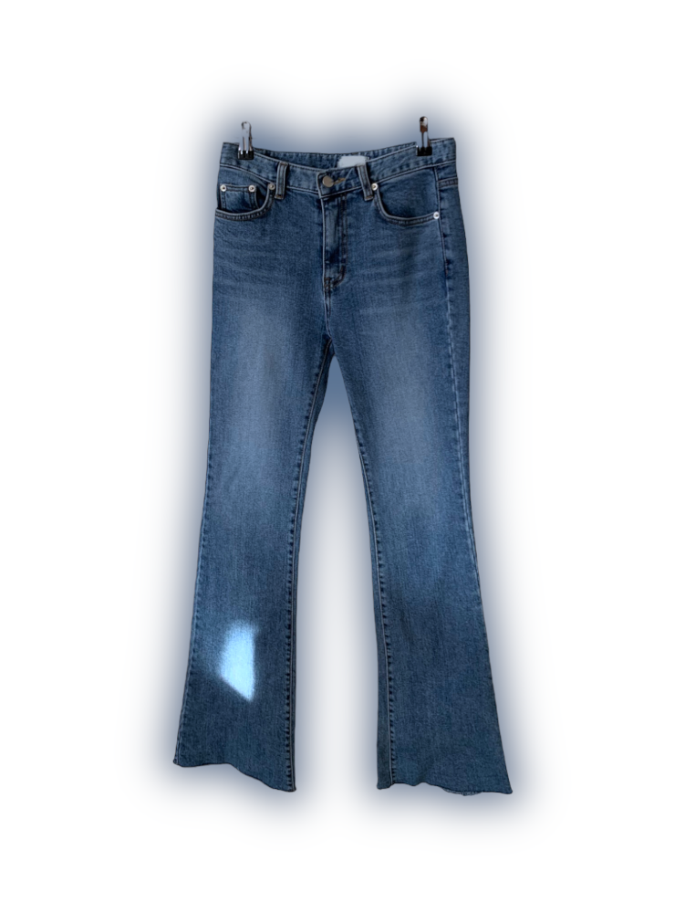 [PREMIUM] [Bottom] Brushed Bootscut Denim Pants / one color