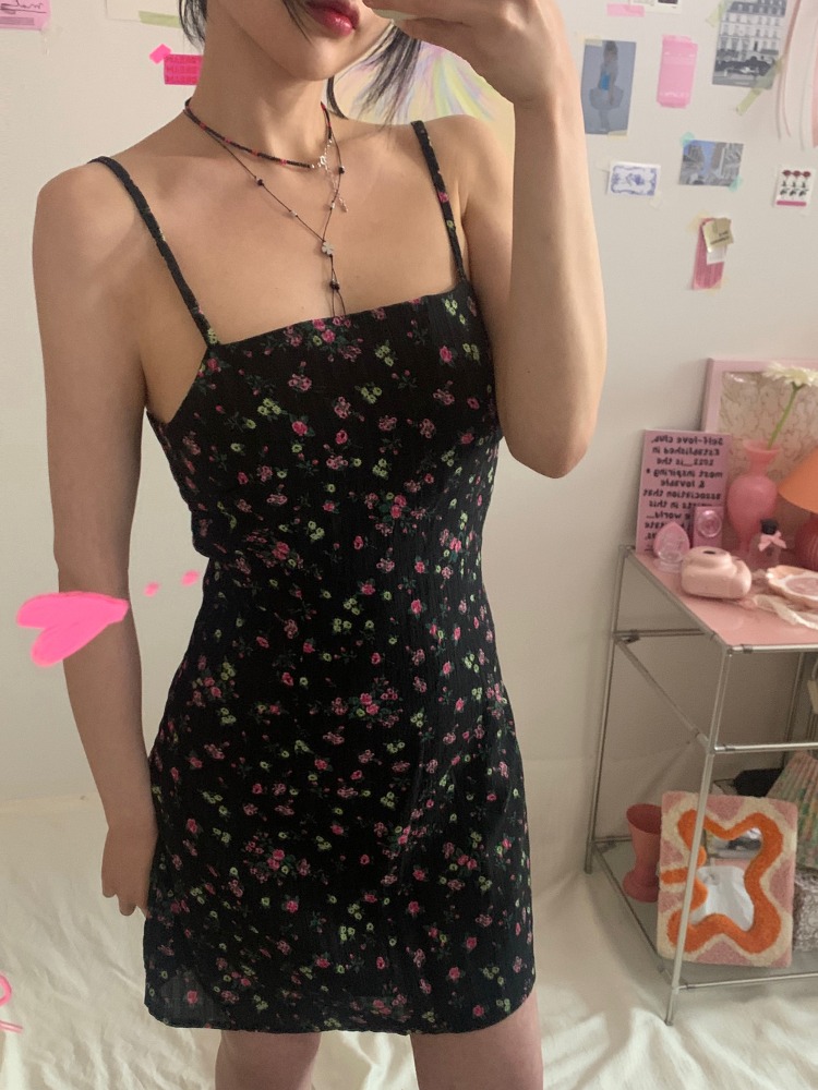 [Dress] Lotty Floral Mini Dress / 2 colors
