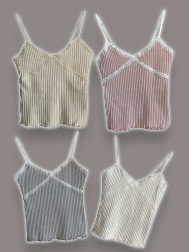 [Innerwear] Tales Lace Sleeveless / 4 colors