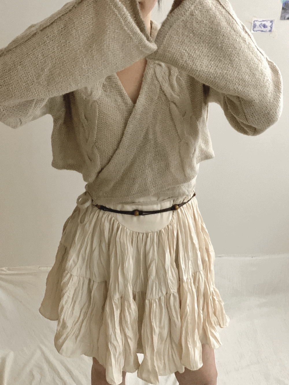 [Outer] Swan Wrap Cardigan / 3 colors
