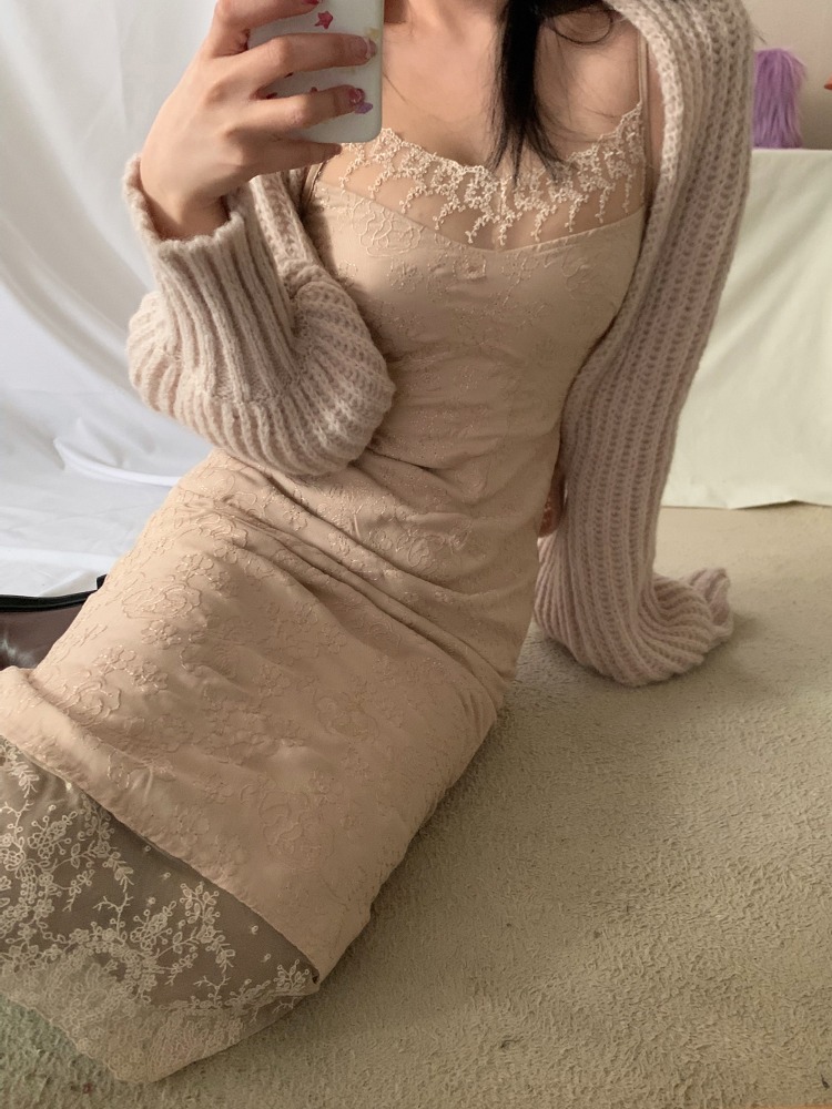 (재입고!) [Dress] Penelope Lace Bustier Dress / 3 colors