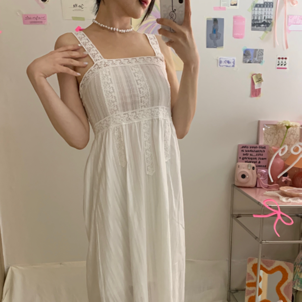 [DRESS] Marie Lace Slip Dress (3color)