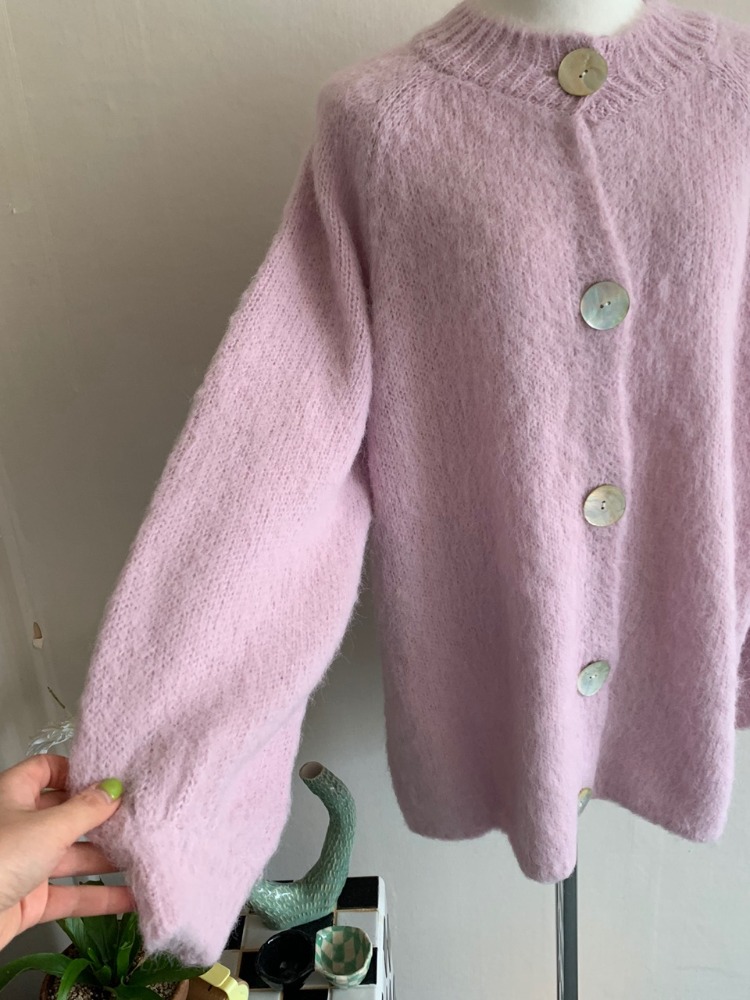 [PREMIUM] Alpaca wool softy cardigan / 2 colors