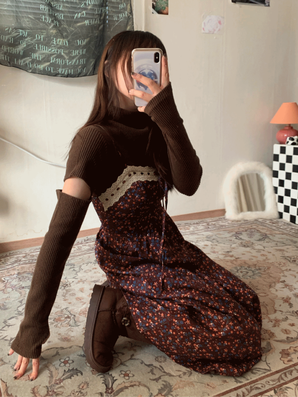 [Dress] Maisie lace ribbon dress / 3 colors