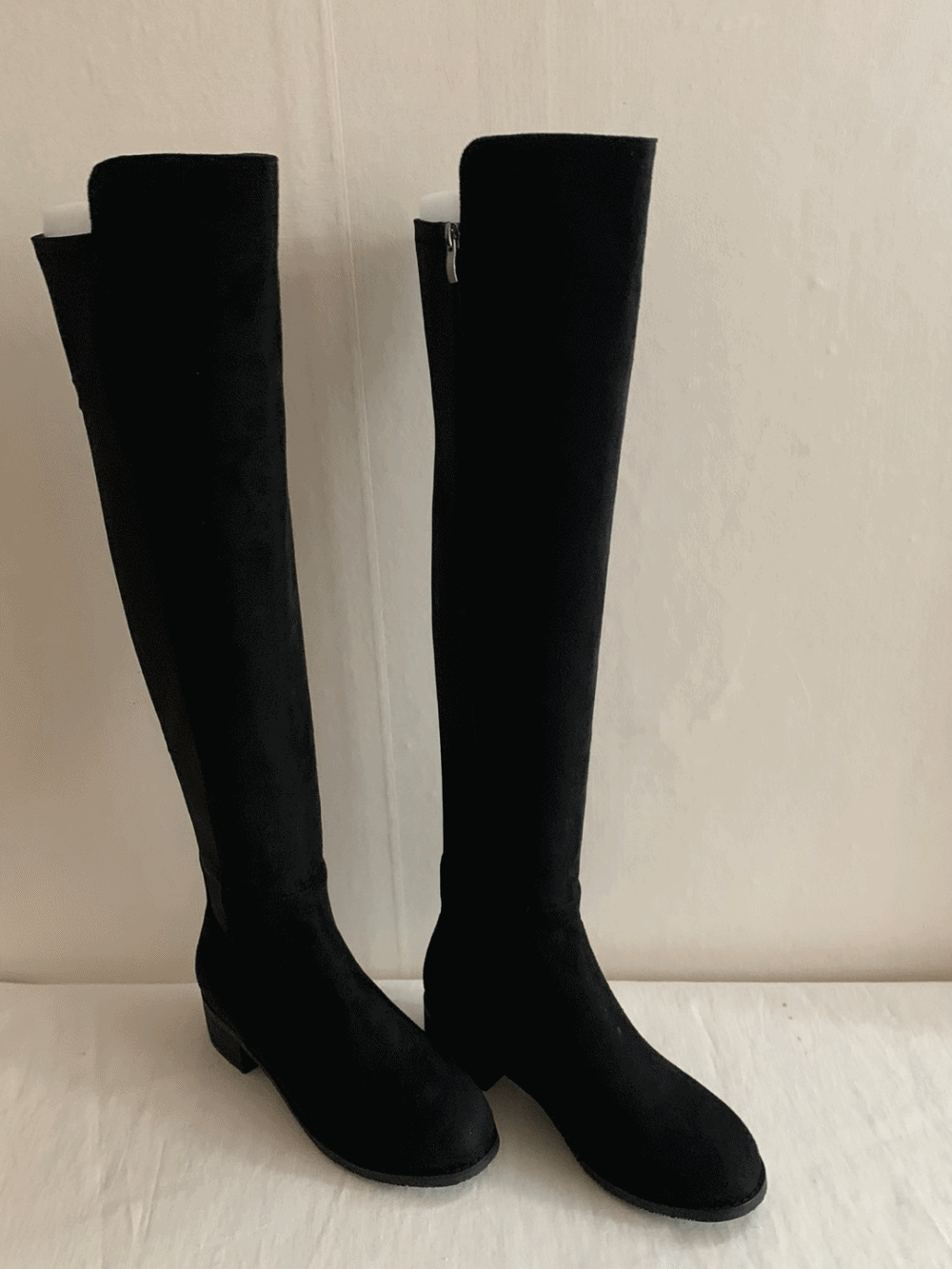 [Shoes] Suede Long Boots / one color
