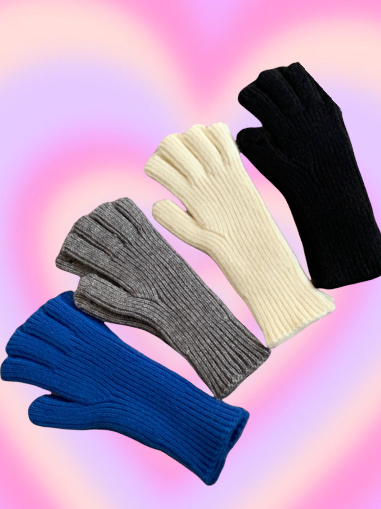 (재입고!) [Acc] Wool finger gloves / 4 colors