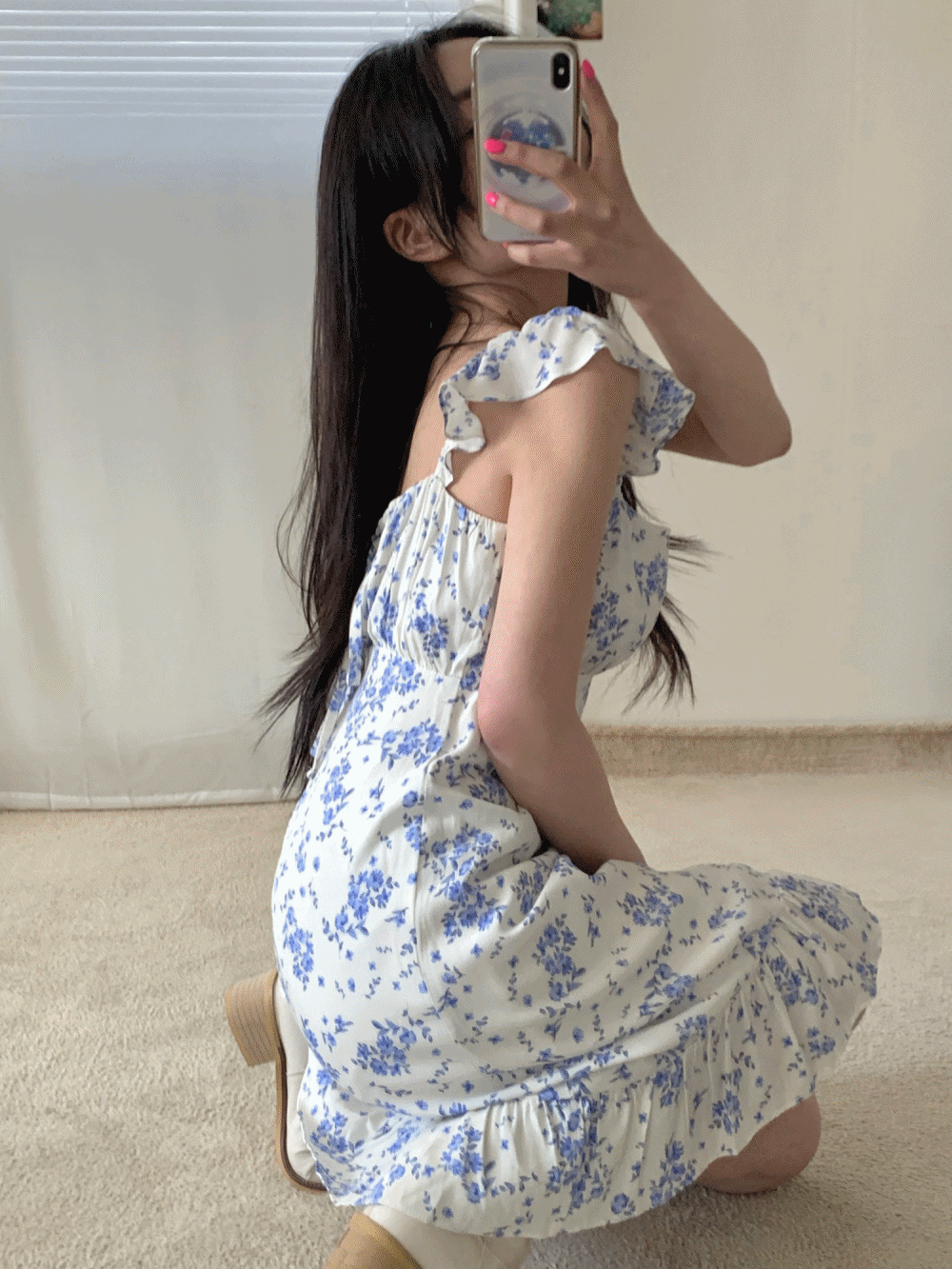 [Dress] Hari frill mini dress / 2 colors