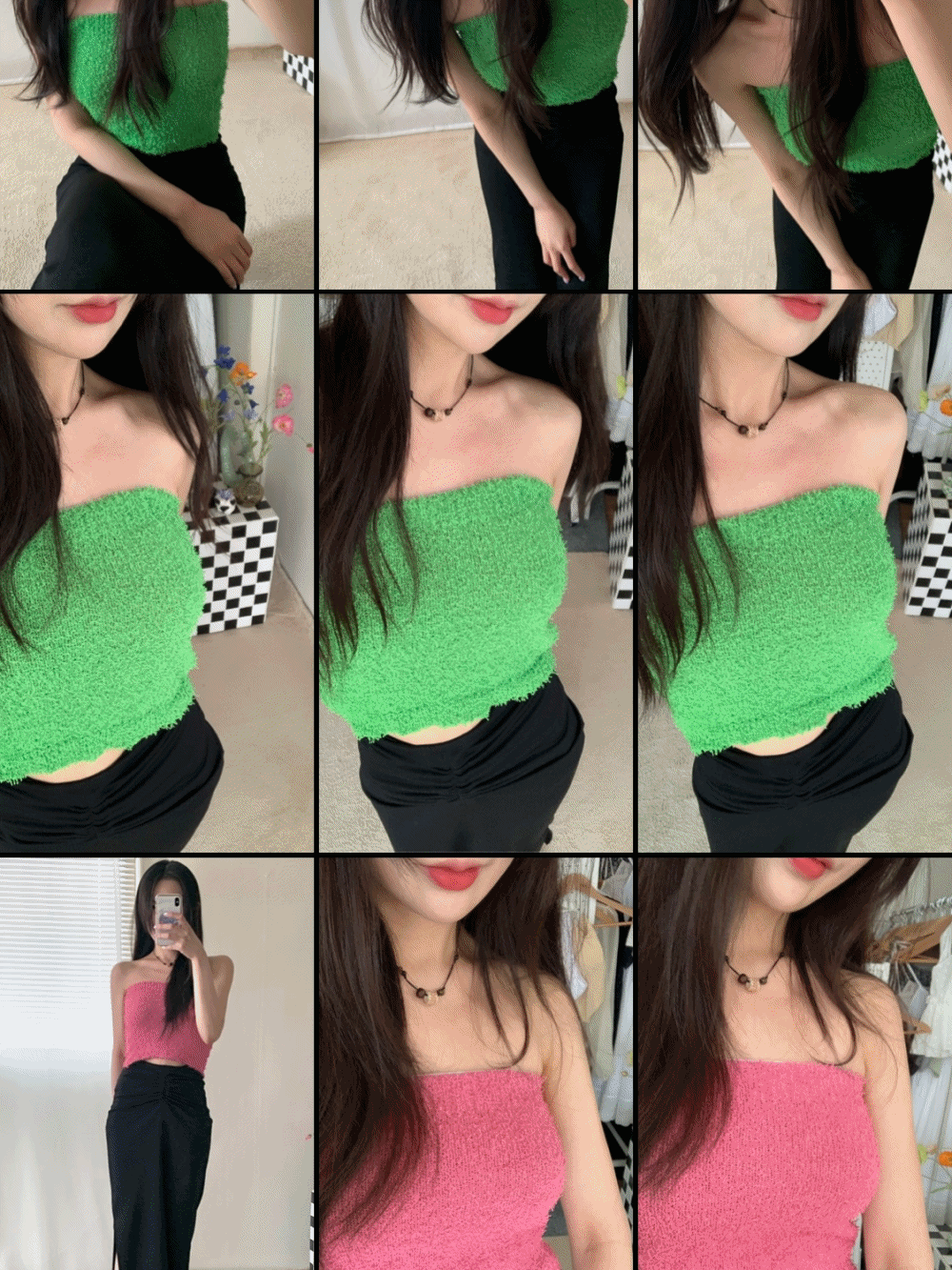 [Top/ Innerwear] Kozue towel top / 3 colors
