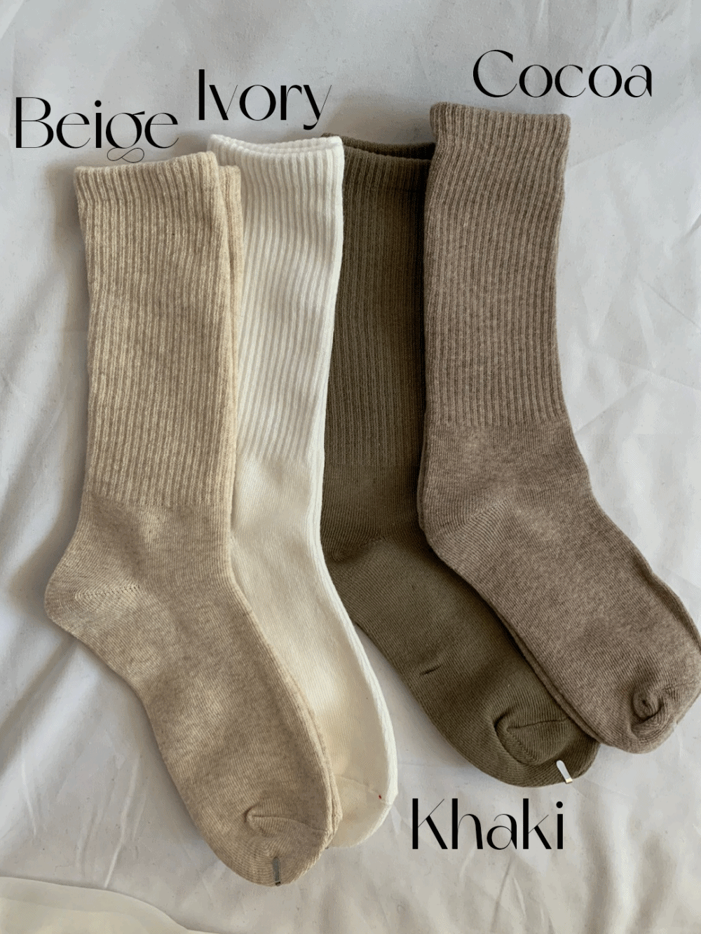 [Acc] Mild Regular Socks / 4 colors