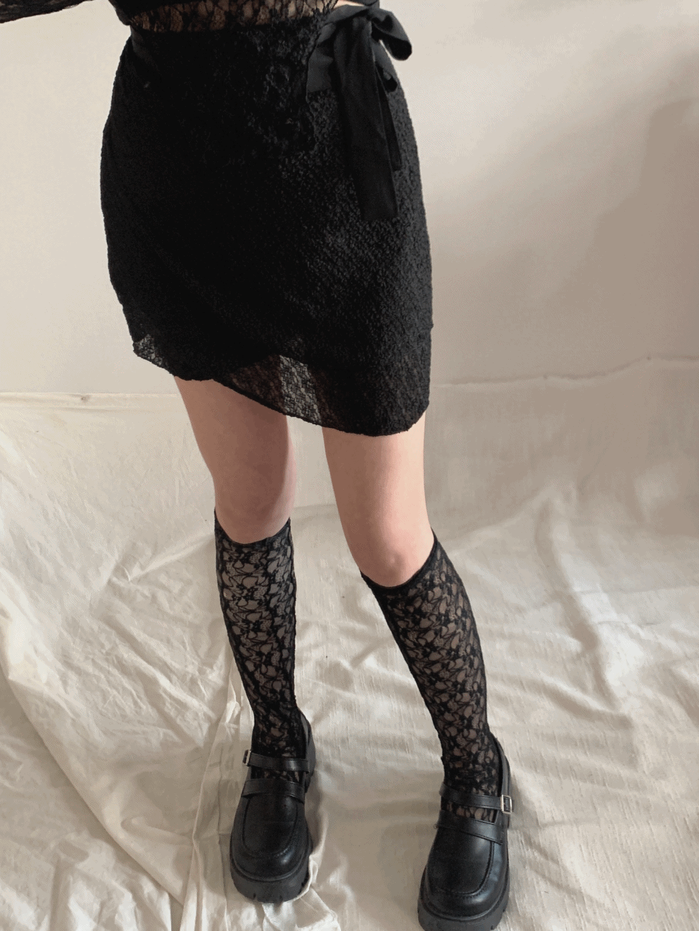 [Skirt] Nuze Lace Ballerina Wrap Skirt / 3 colors