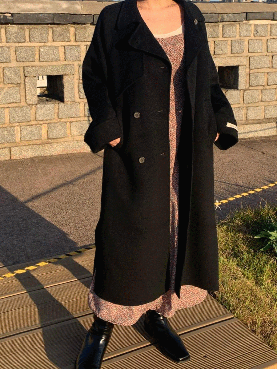 [PREMIUM] (재입고!) Deine handmade coat : black