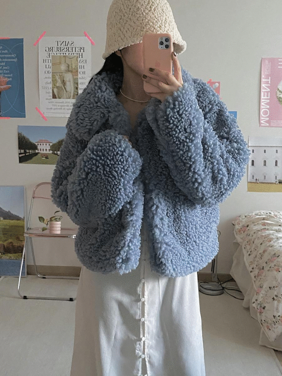 (재입고!) [PREMIUM] Carolina fur jacket / 2 colors