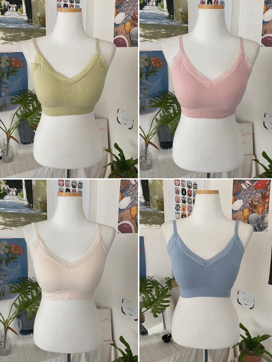 (BEST!) [Innerwear] Molly Lace Bralette &amp; Underwear SET / 6 colors
