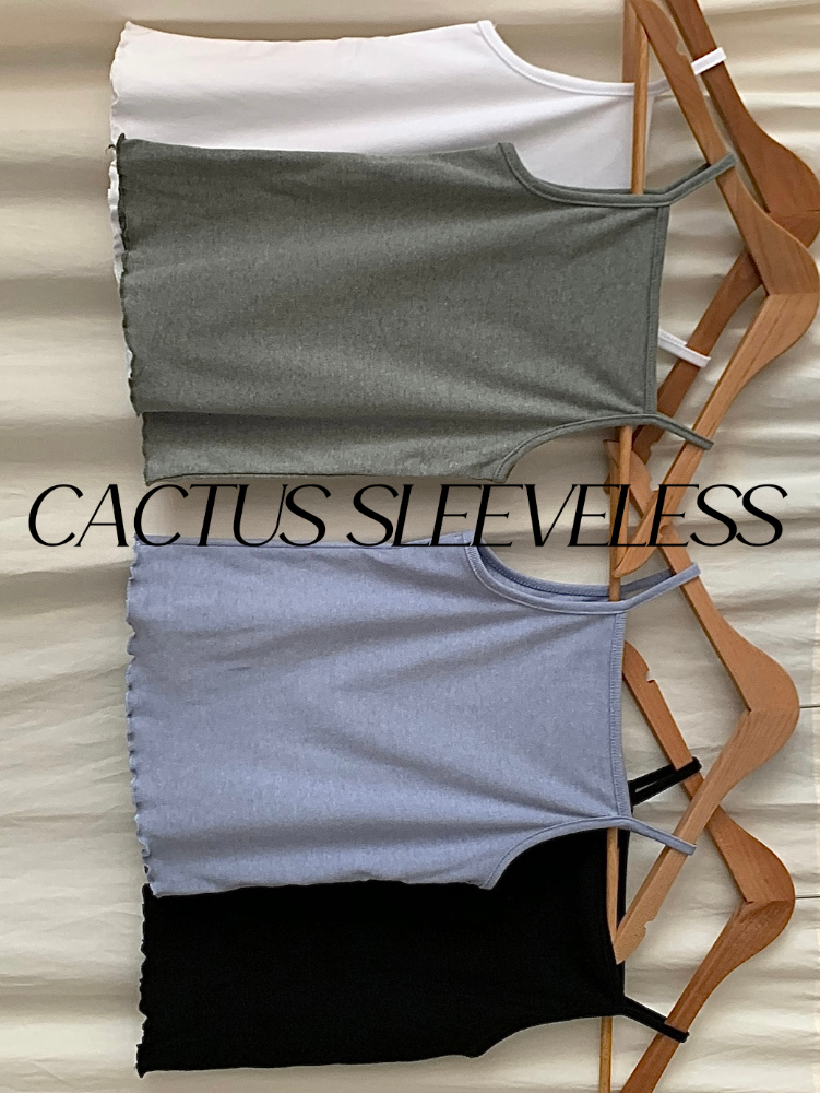 [Innerwear] Cactus sleeveless / 5 colors