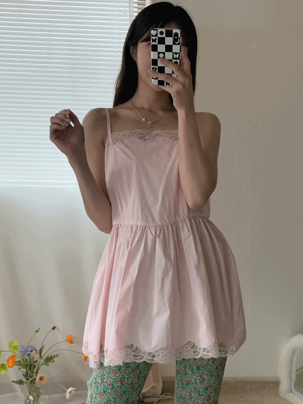 [PREMIUM] [Dress/ Top] Dandelion lace mini dress / 4 colors