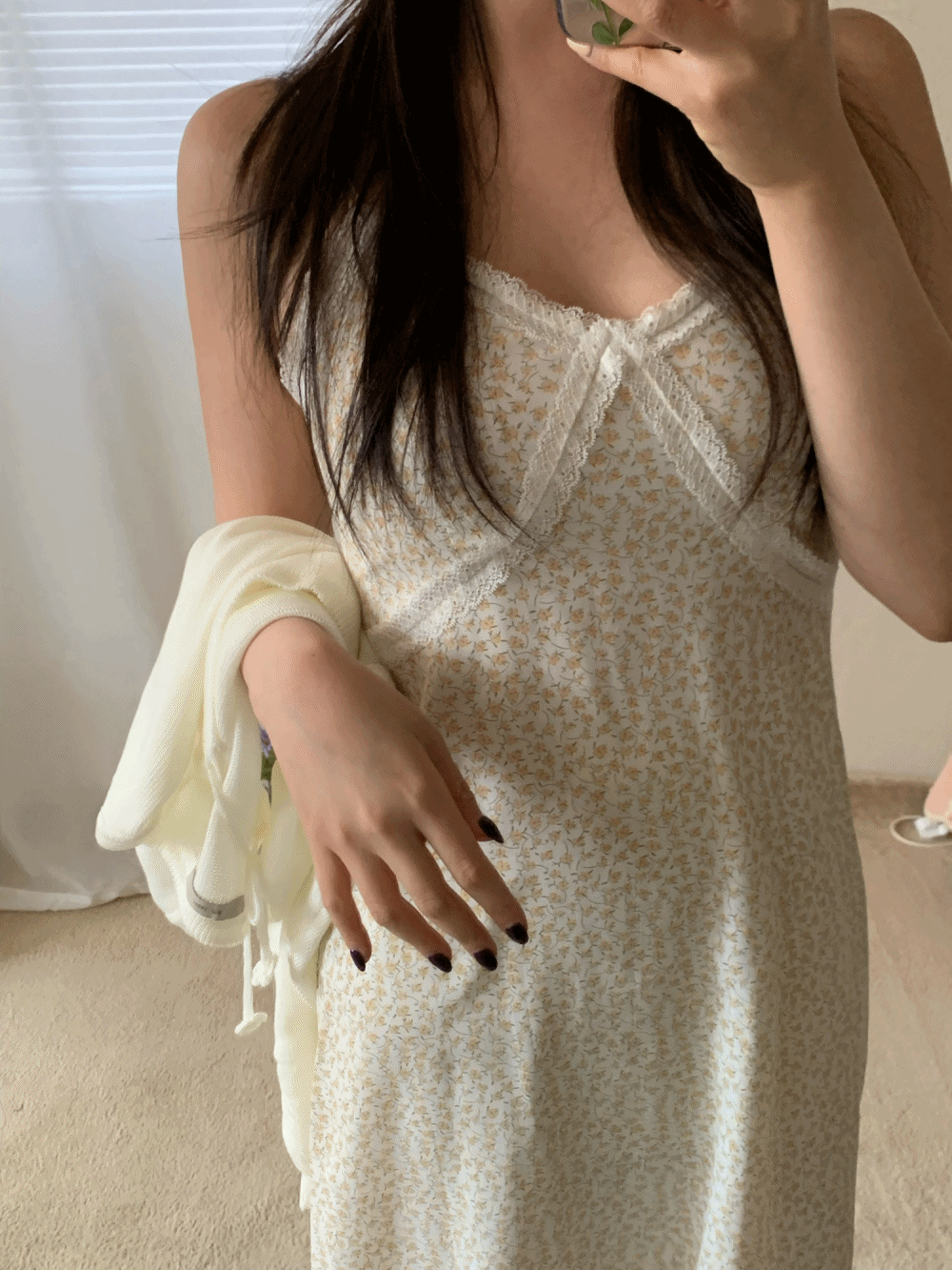 [Dress] Roscoe lace bustier dress / 2 colors