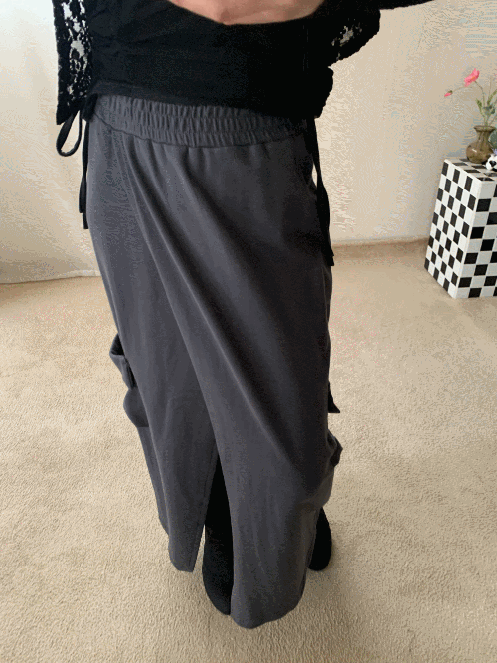 [Skirt] Tabitha maxi slit skirt / 3 colors