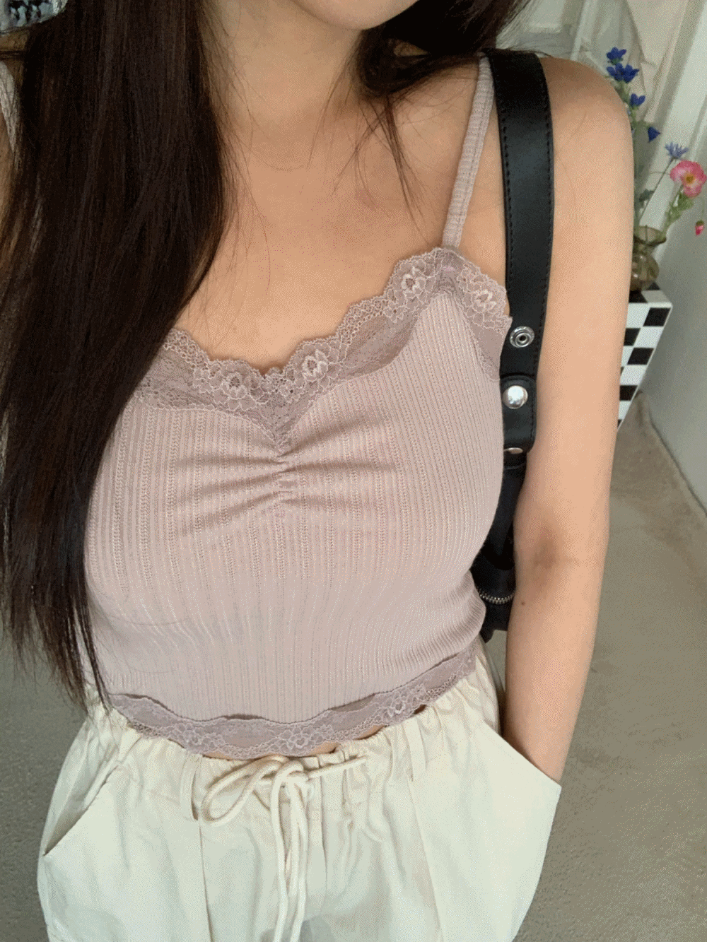 [Innerwear] Jasmine lace sleeveless / 4 colors