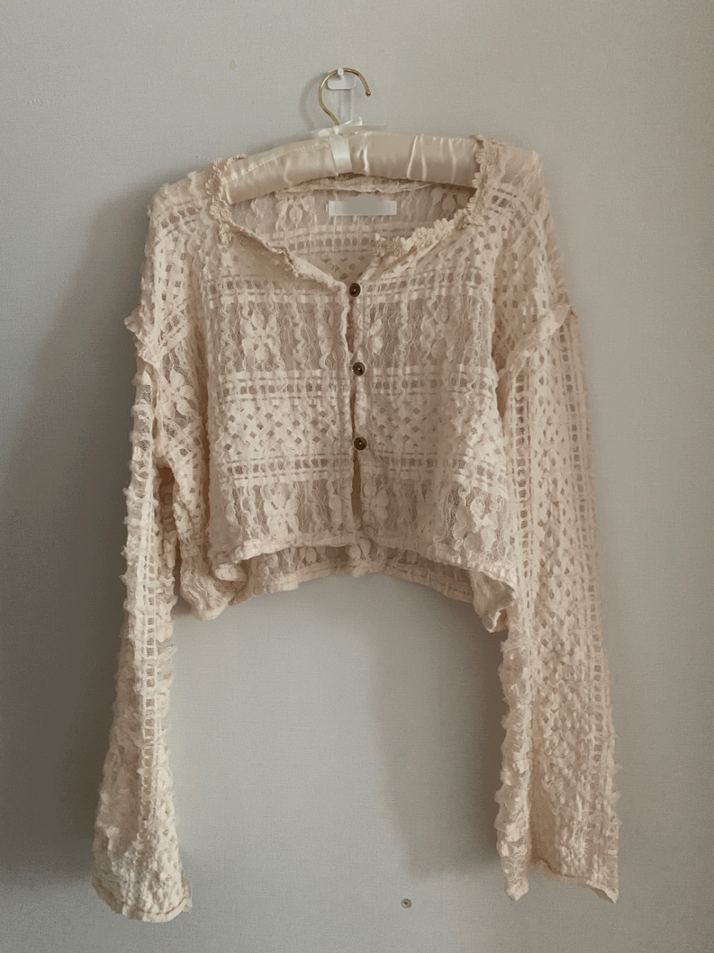 [Outer] Rosemonde lace cardigan / 2 colors