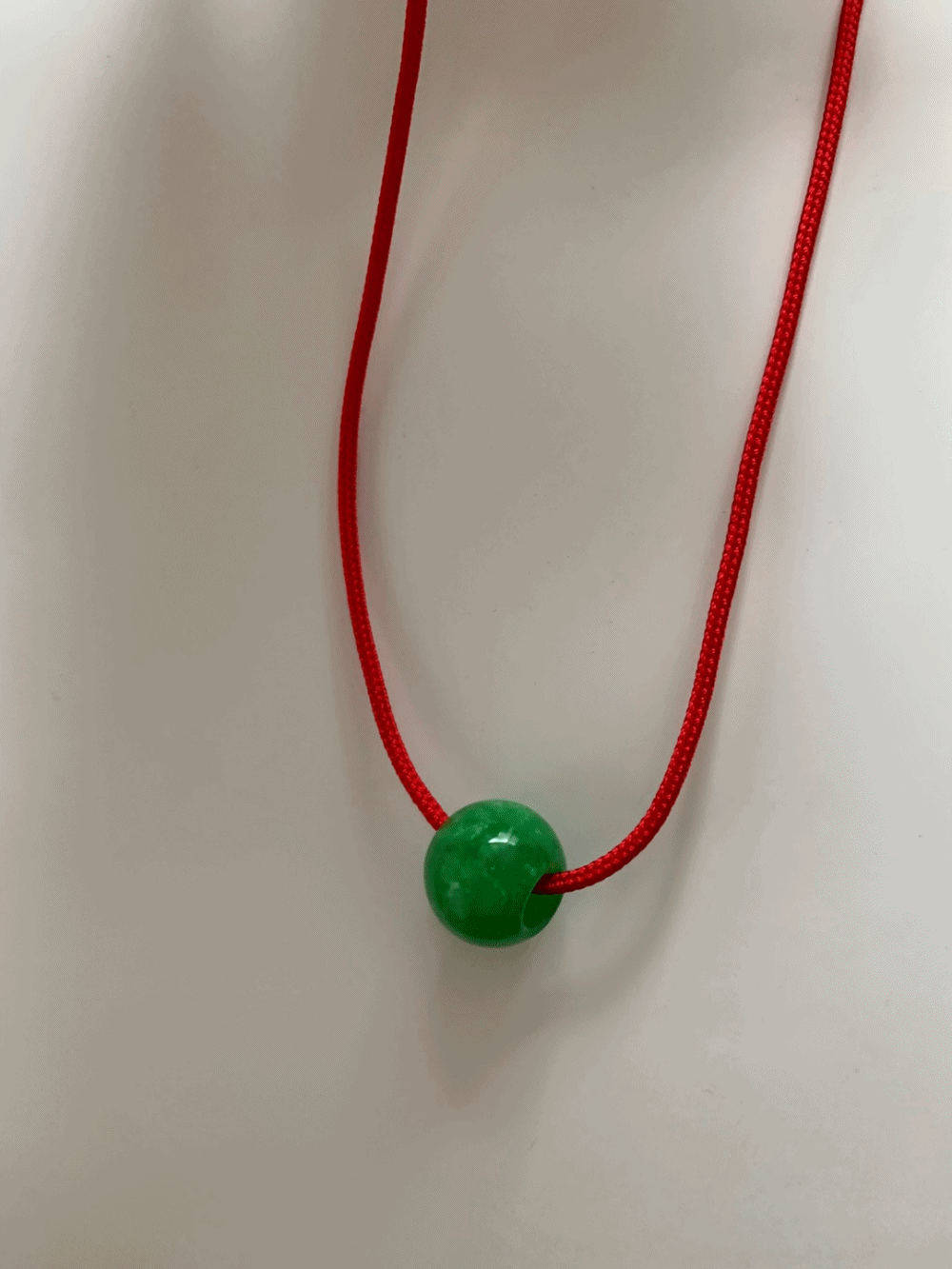 [Acc] Watermelon beads necklace / one color