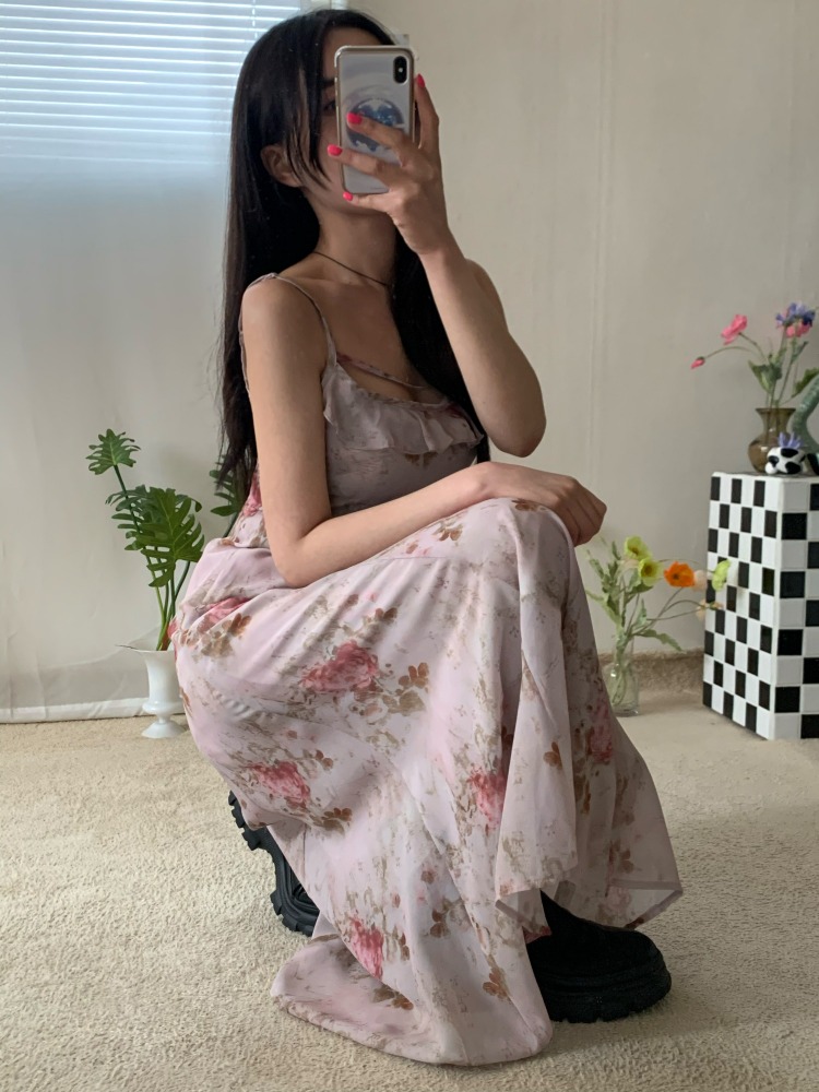 [Dress] Kamiko rose bustier dress / one color