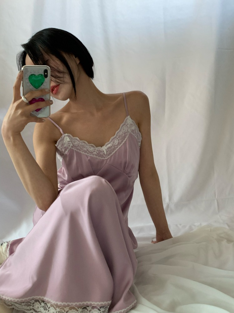[PREMIUM] [Dress] Vivian lace trimming dress / 2 colors