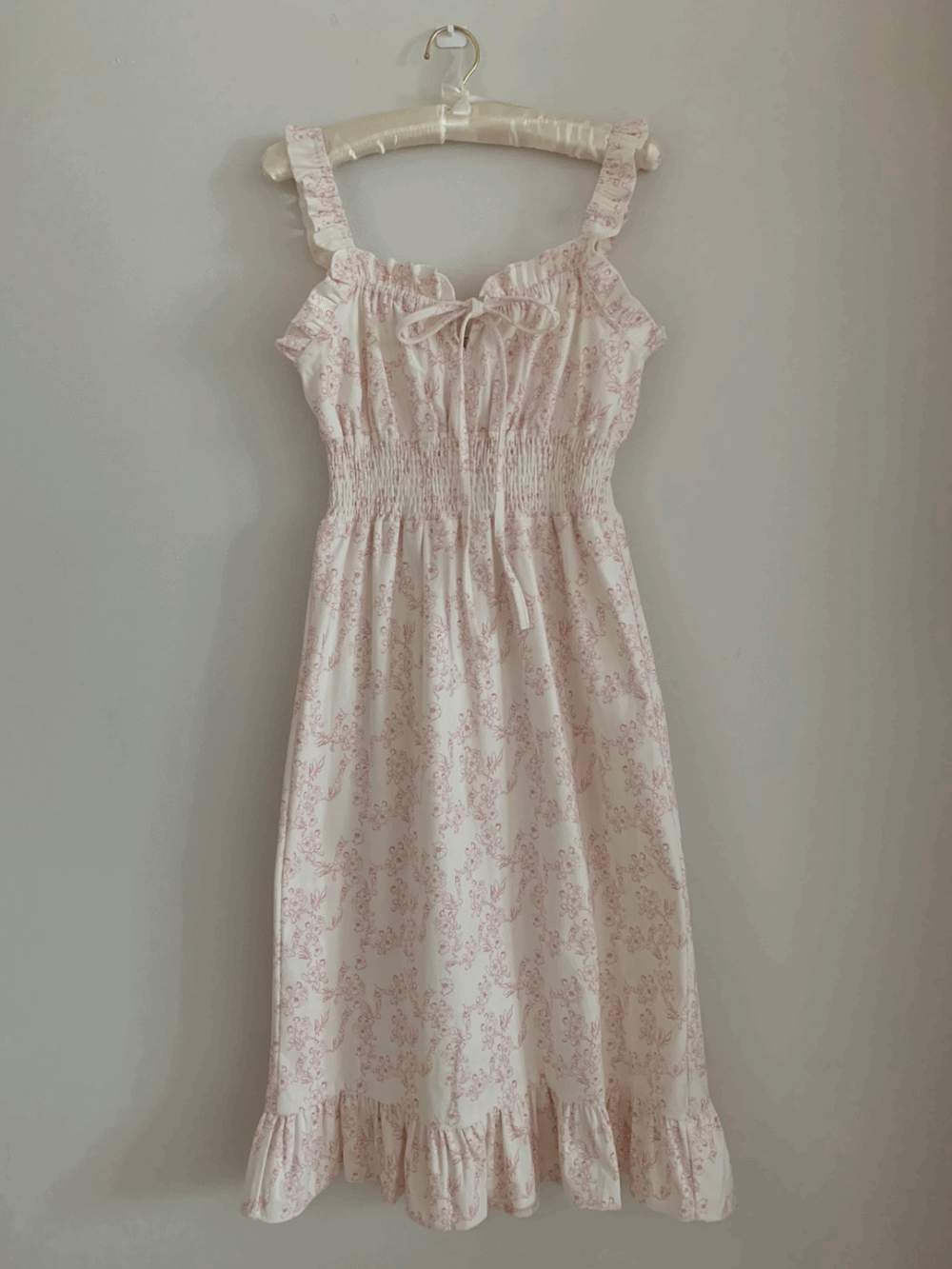 [Dress] Chie Ribbon Bustier Dress / 3 colors