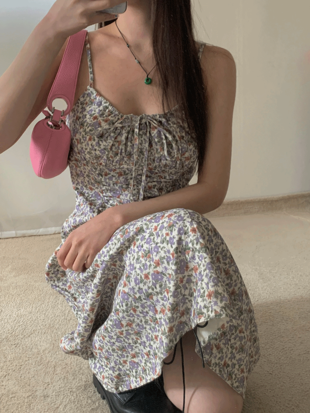 [Dress] Natalia Ribbon Bustier Dress / 3 colors