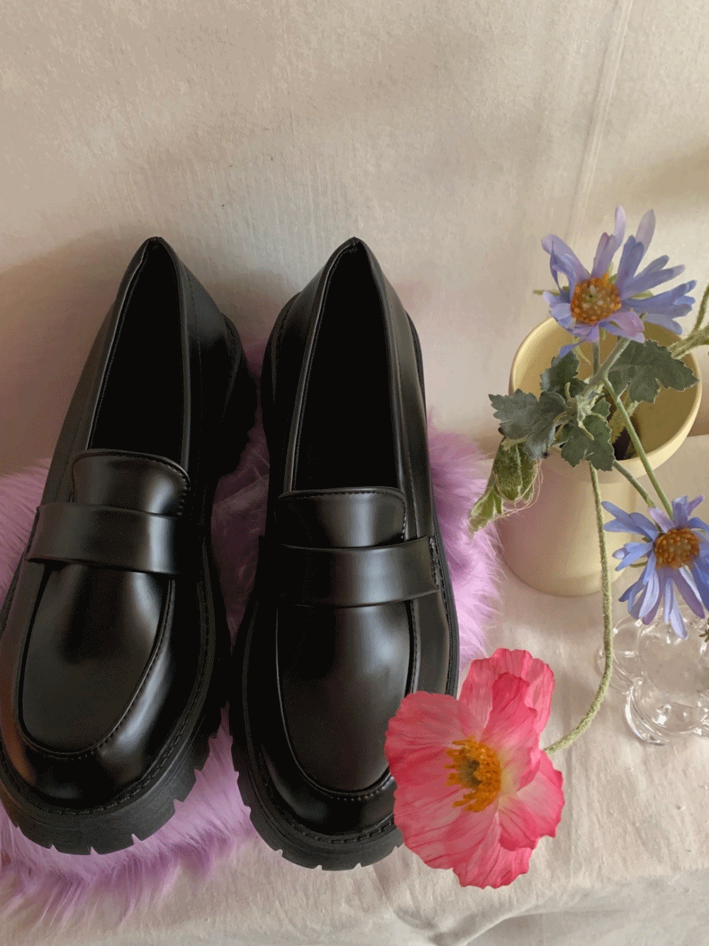 [Shoes] Diagonal Track Loafer / one color