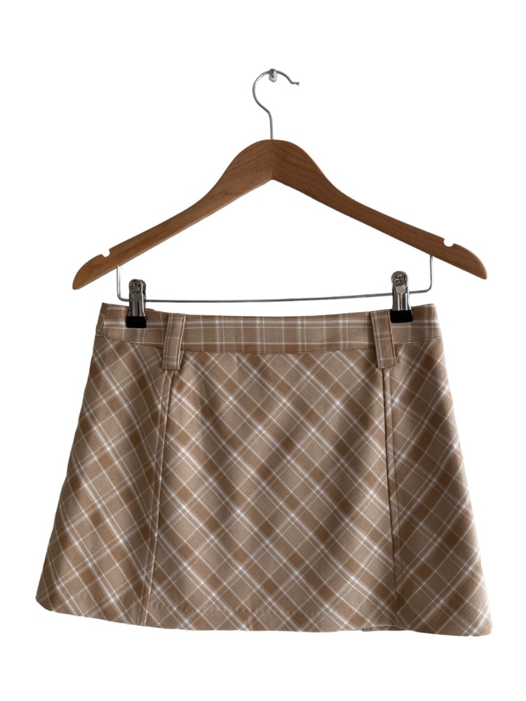 [Skirt] Celina Check Mini Skirt / 2 colors