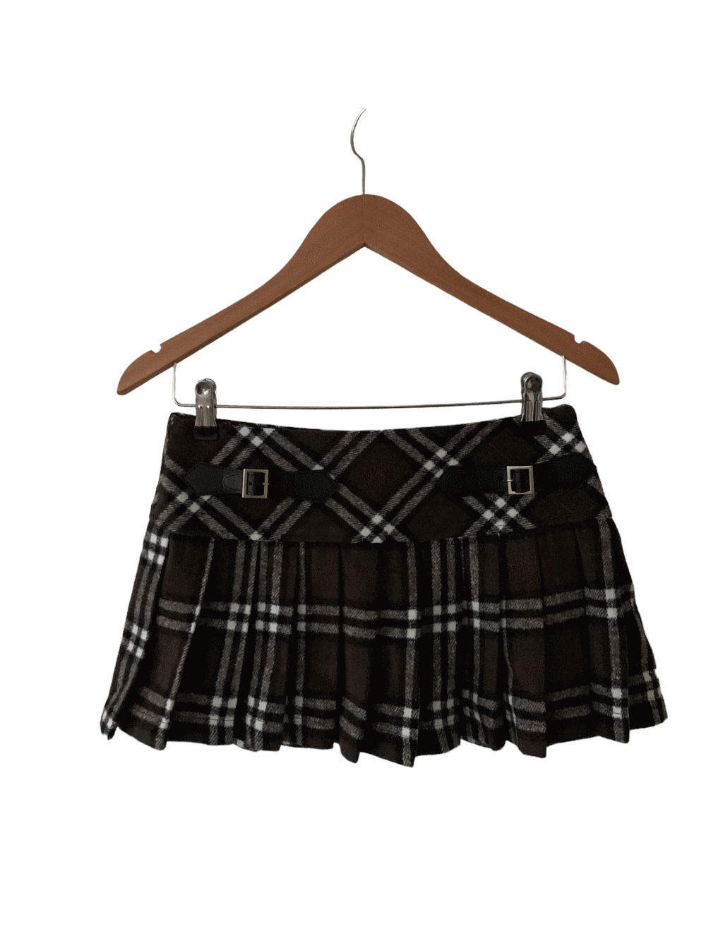 [Skirt] Bijou Check Pleats Mini Skirt / 2 colors