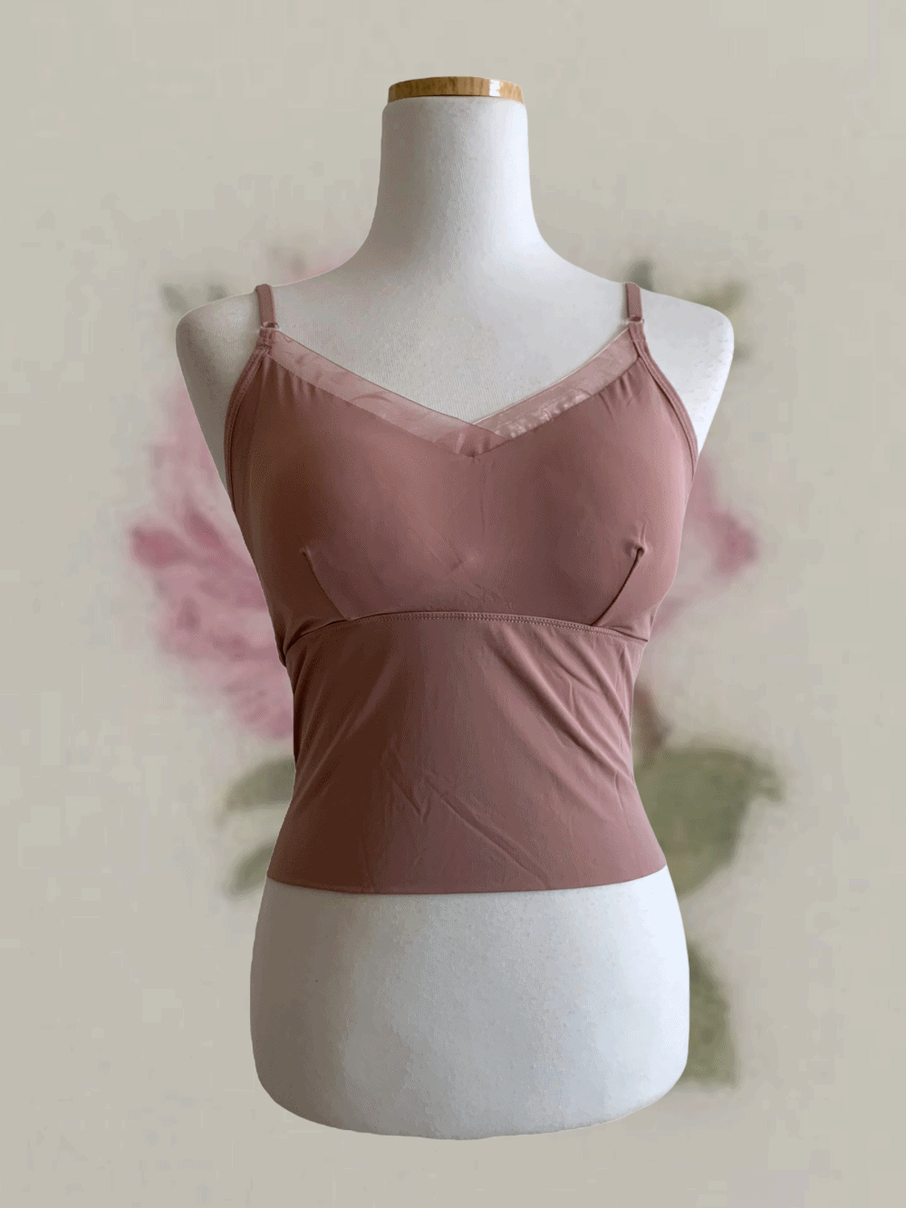 [TOP/INNER] Amabelle Chiffon Bra Top (패드내장)(4colors)