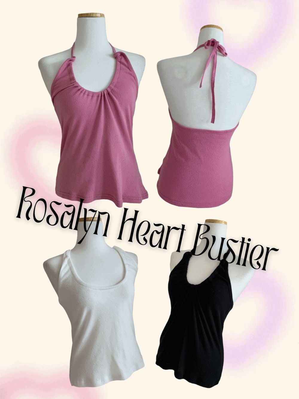 [Innerwear] Rosalyn Heart Bustier / 3 colors