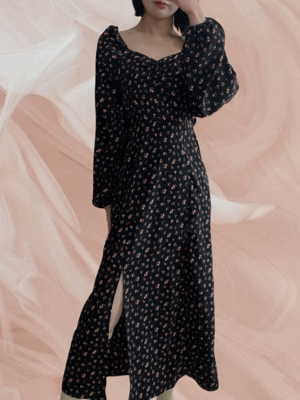 [Dress] Percy Floral Maxi Dress / one color