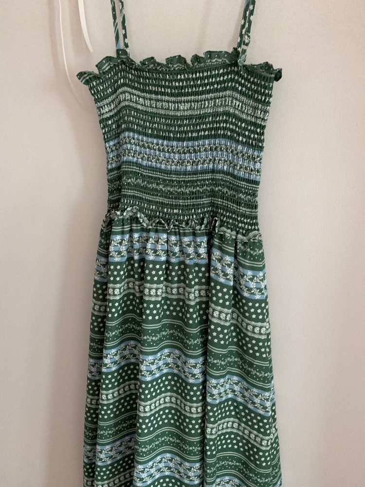 [Dress] Bohemian Floral Sleeveless Dress / one color